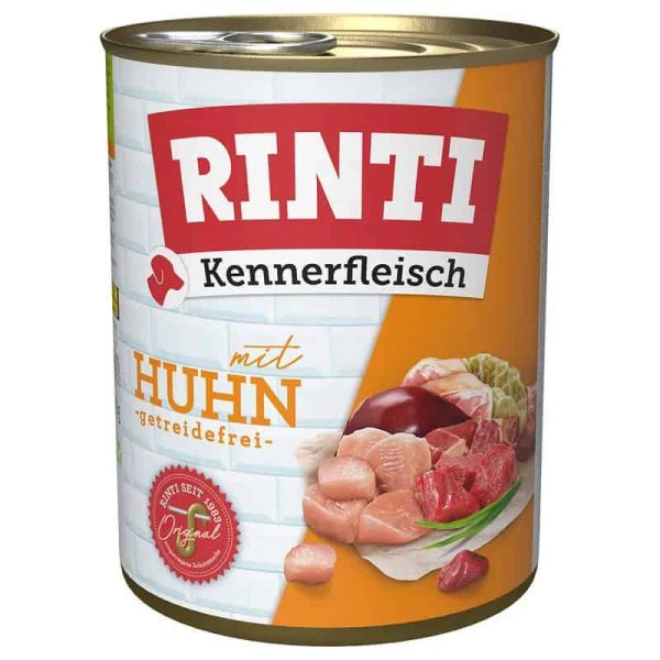 Rinti Huhn, ar vistas gaļu 800g konservi suņiem