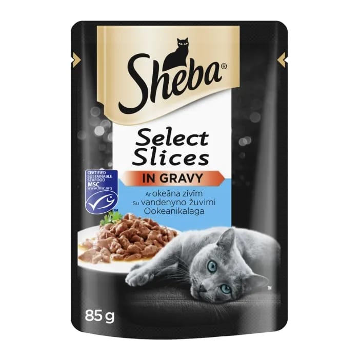 Attēls: Sheba Select Slices ar tunci 85g