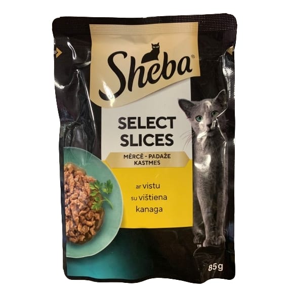 Attēls: Sheba Select Slices ar vistu 85g