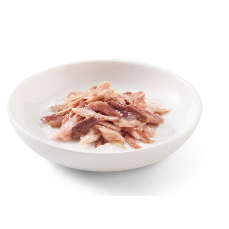 Attēls: Schesir cat tuna with beef fillets 85g, konservi kaķiem