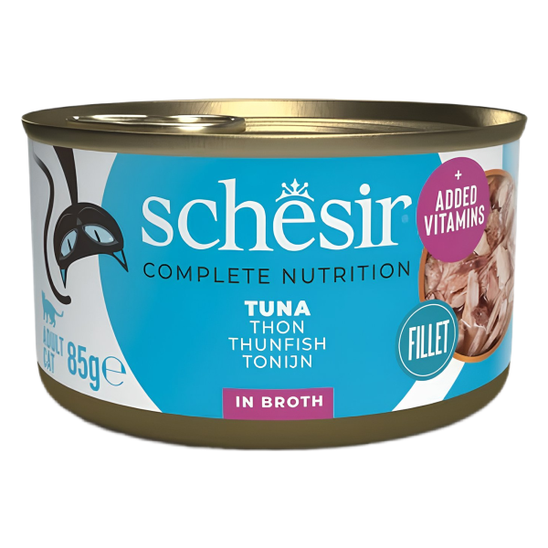 Schesir cat Tuna all naturale 85g, konservi kaķiem