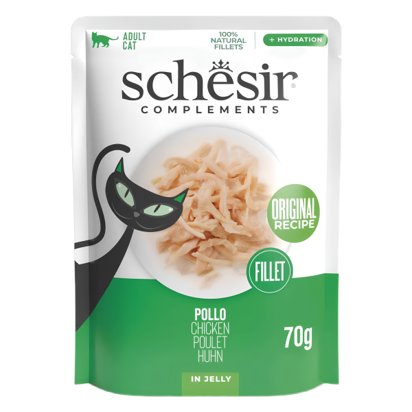 Schesir Chicken 70g konservi kaķiem