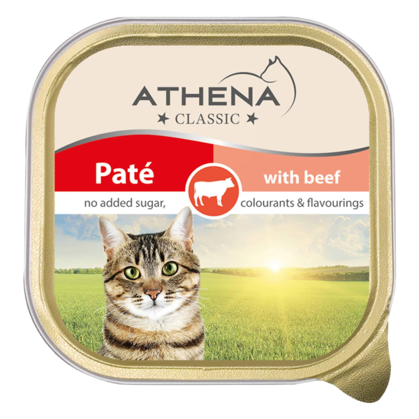 Athena Beef, konservi kaķiem 100g