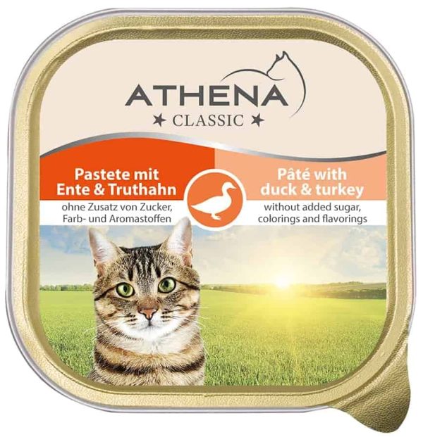 Athena Ente&Truthahn, konservi kaķiem 100g