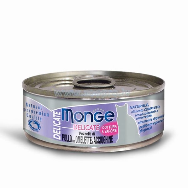 Monge Delicate Cālis ar omleti un anšoviem 80g