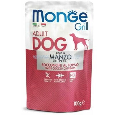 Attēls: Monge Grill Pouch Beef 100g