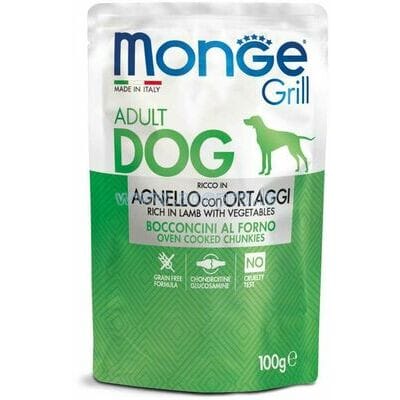 Attēls: Monge Grill Pouch Lamb and Vegetables 100g
