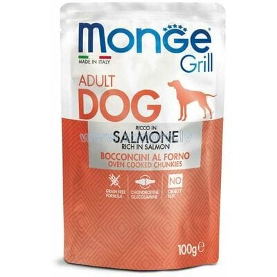 Attēls: Monge Grill Pouch Salmon 100g