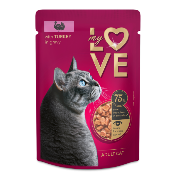 Mjau my Love, tītars mērcē 85g