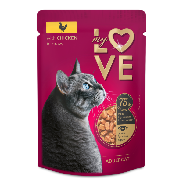 Mjau my Love, vista mērcē 85g