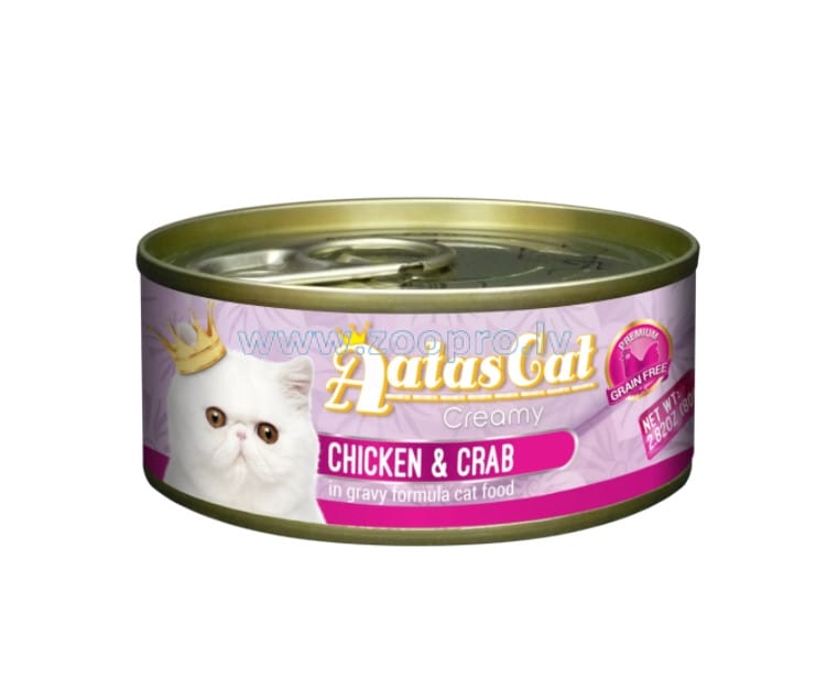 Attēls: Aatas Cat Creamy Chicken&Crab 80g