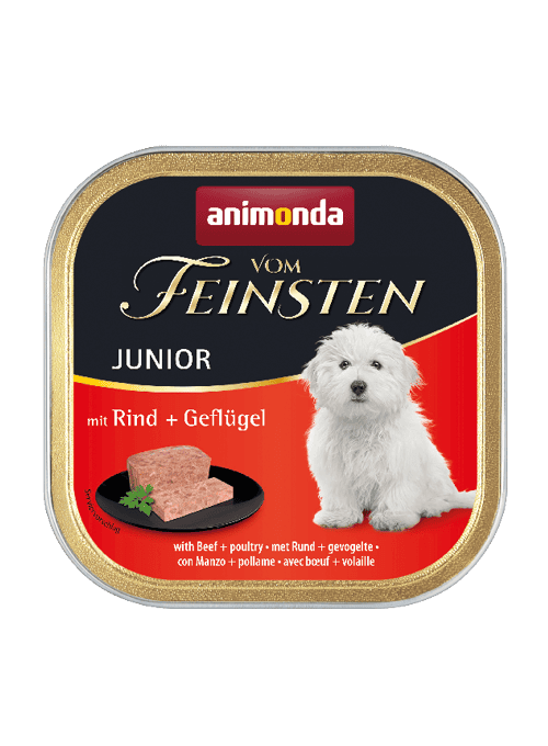 Attēls: Animonda Dog junior,Liellopa Gaļa Ar mājputniem 150g