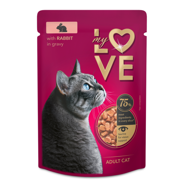 Mjau my Love, trusis mērcē 85g