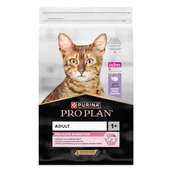 Pro Plan cat Delicate-Digestion, Turkey 10kg
