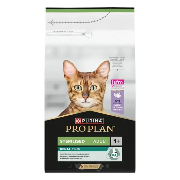 Pro Plan cat Sterilised Renal plus turkey 10kg