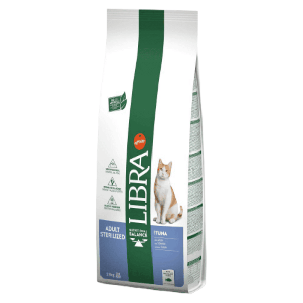 LIBRA- pieaugušiem sterilizētiem kaķiem ar tunci , Sveramā