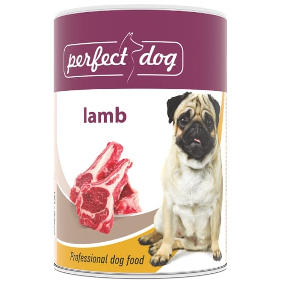 Attēls: Perfect Dog, Konservi ar jēra gaļu 400g
