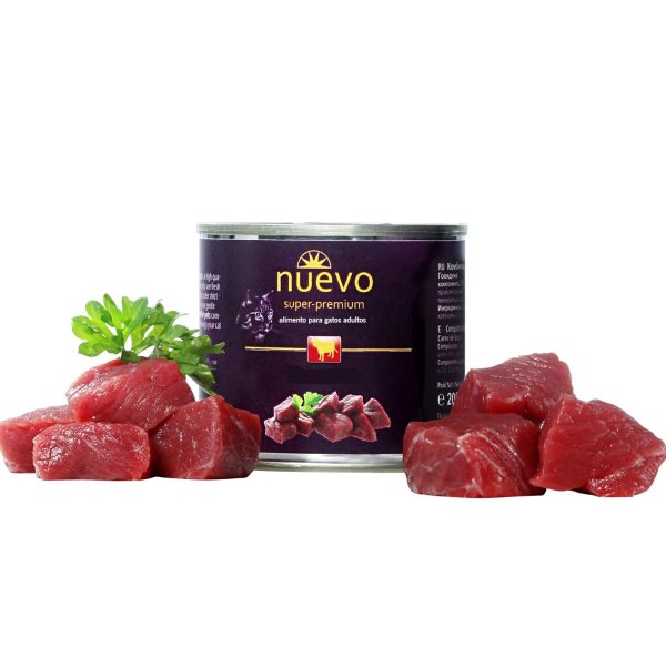 Nuevo Cat Beef, Ar Liellopa Gaļu, Konservi Kaķiem 200g