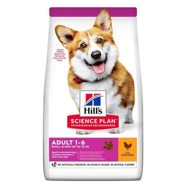 Hill’s Science Plan Adult Small&Mini with Chicken, sausā barība suņiem 6kg