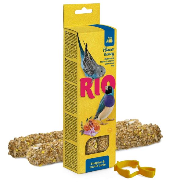 RIO Sticks for budgies&exotic birds with honey, nūjiņas ar medu 2x40g
