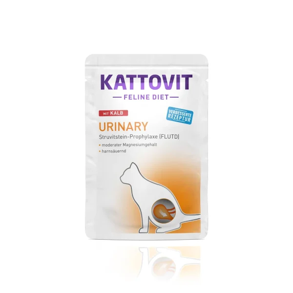 Kattovit Urinary Kalb, ar teļa gaļu 85g