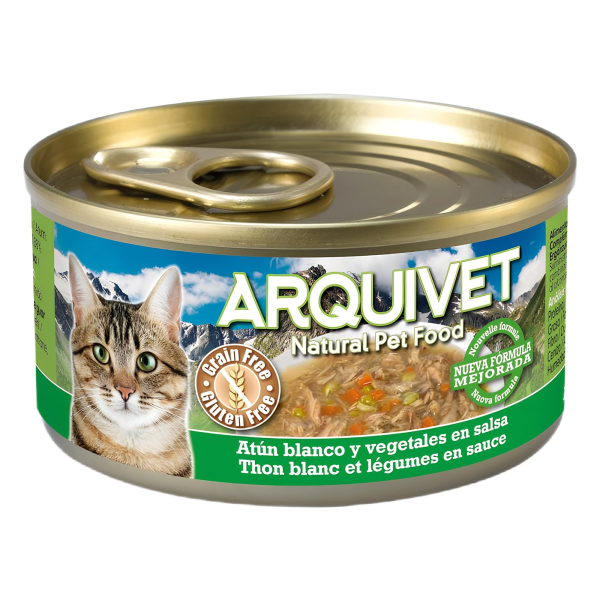 Arquivet Cat, Tuncis Ar dārzeņiem Mērcē 80g