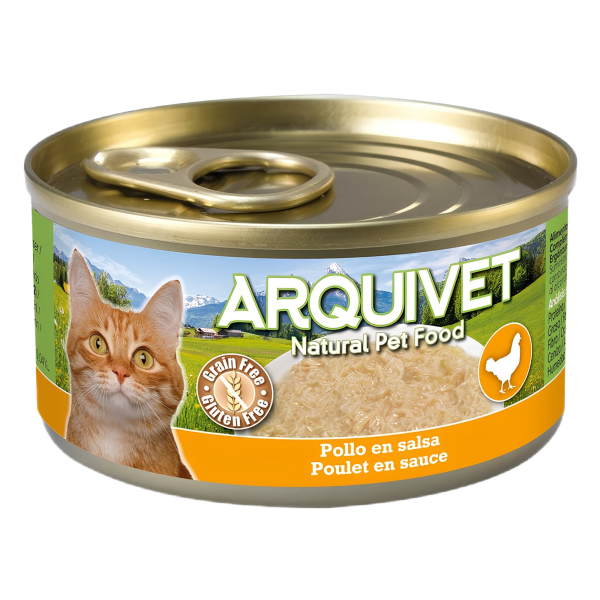 Arquivet Cat, Vistas Gaļa Mērcē, Konservi Kaķiem 80g