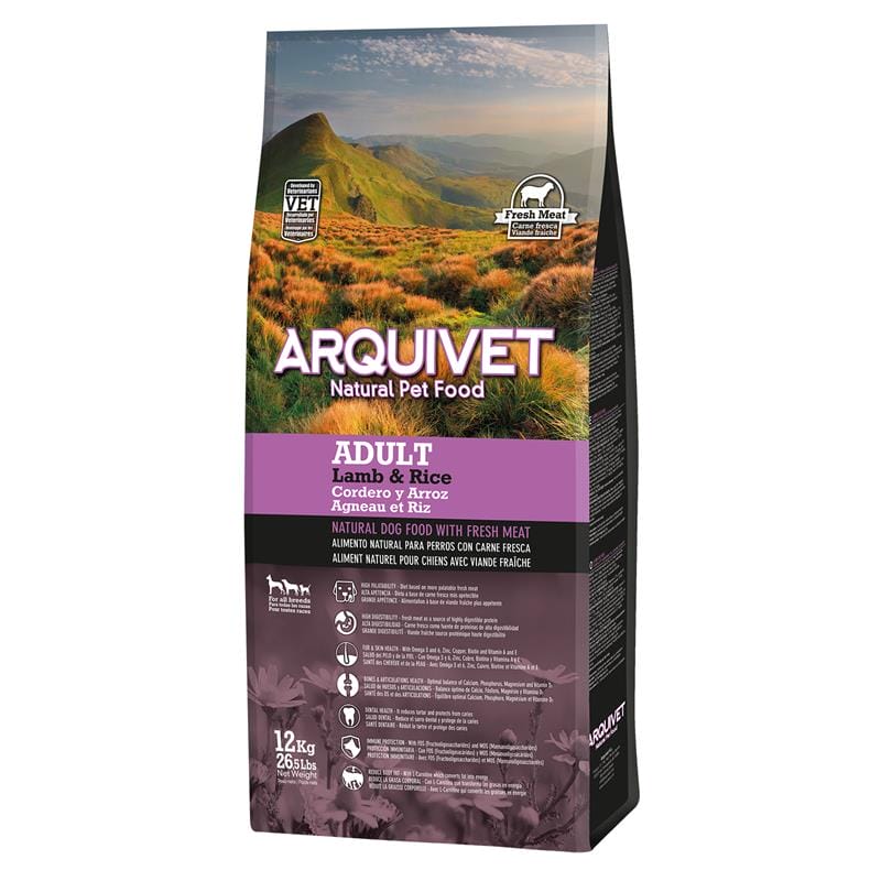 Attēls: Arquivet Dog, Adult Lamb&Rice 12kg