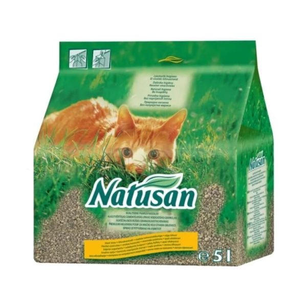 Natusan, cementējošās smiltis kaķiem 5L