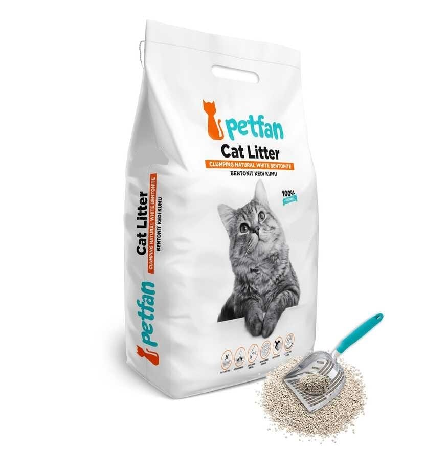 Attēls: Petfan natural, cementējošās smiltis bez aromāta 20L(16.8kg)