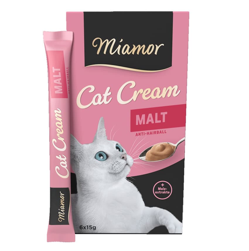 Attēls: Miamor Cat Snack, Malt Cream 6x15g