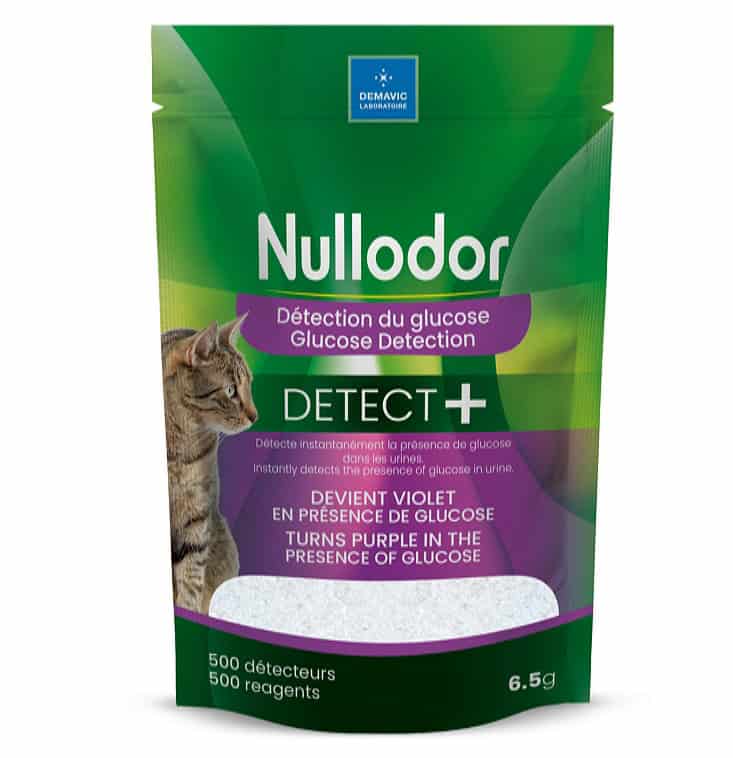 Attēls: Nullodor Detect+ glucose detection, Indikators kaķu smiltīm 6.5g