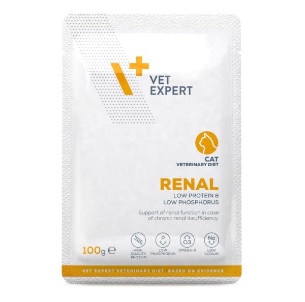 VetExpert VD cat Renal 100g, konservi kaķiem