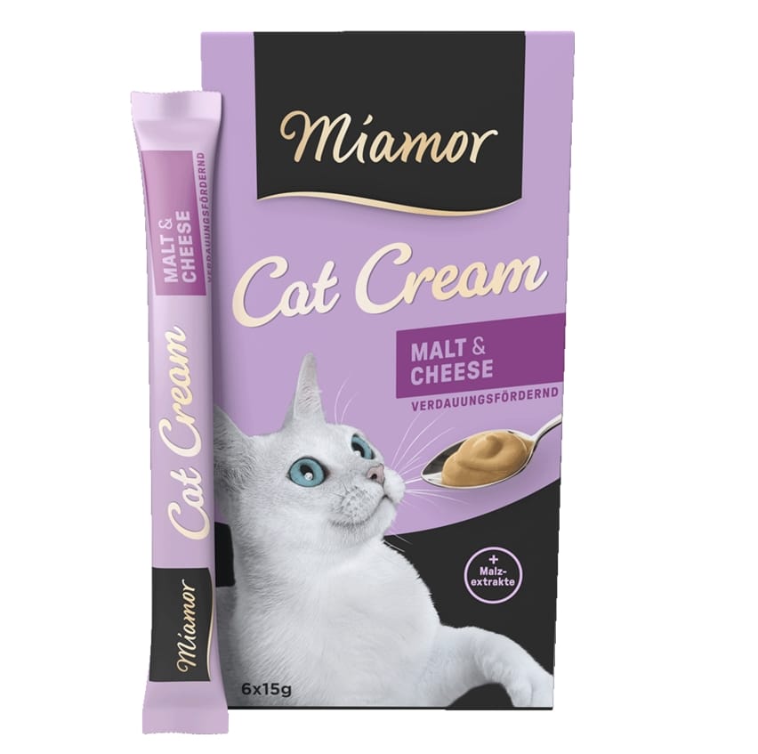 Attēls: Miamor Cat Snack, Malt Cream Käse 6x15g