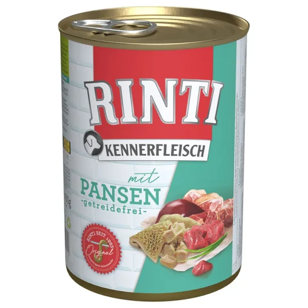 Rinti Pansen, ar liellopu kuņģi 400g konservi suņiem