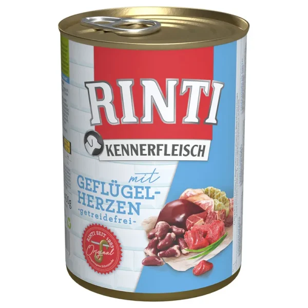 Rinti Geflugelherzen, ar vistu sirdīm 400g konservi suņiem