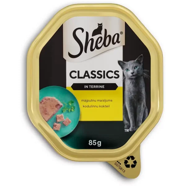 Sheba Tray 85g, ar vistas gaļu, konservi kaķiem