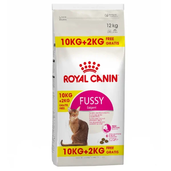 Royal Canin FHN Fussy Exigent 10kg +2kg sausā barība kaķiem