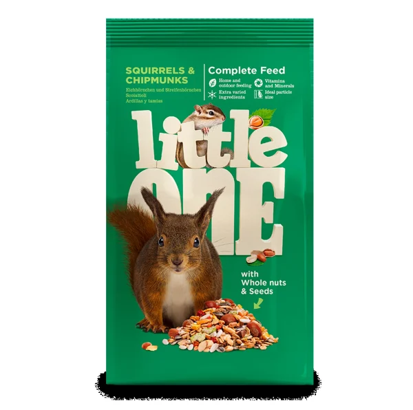 Little One feed for squirrels and chipmunks, barība vāverēm un burundukiem 400g