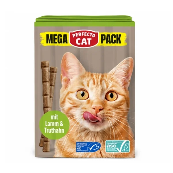 Perfecto Catsticks ar trusi un putnu